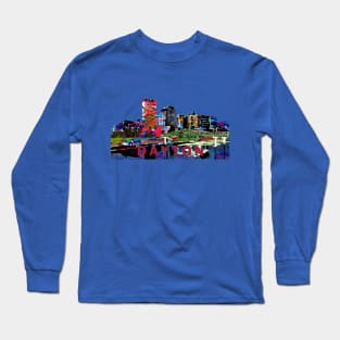 Dayton, Ohio in graffiti Long Sleeve T-Shirt